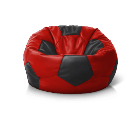 Крісло м''яч Red + Black' у наявності — м’які меблі для вітальні та спальні, доставка.